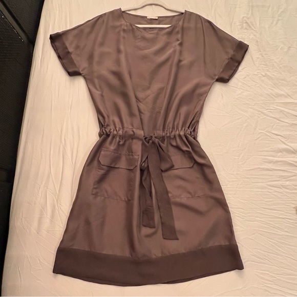 ROSSO35 100% Silk dress.  Size 46 | L | 10 - Picture 9 of 11